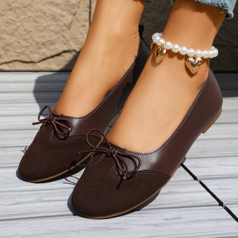 Women'S Shoes Clogs - Platte instapschoenen voor dames, effen gekleurde