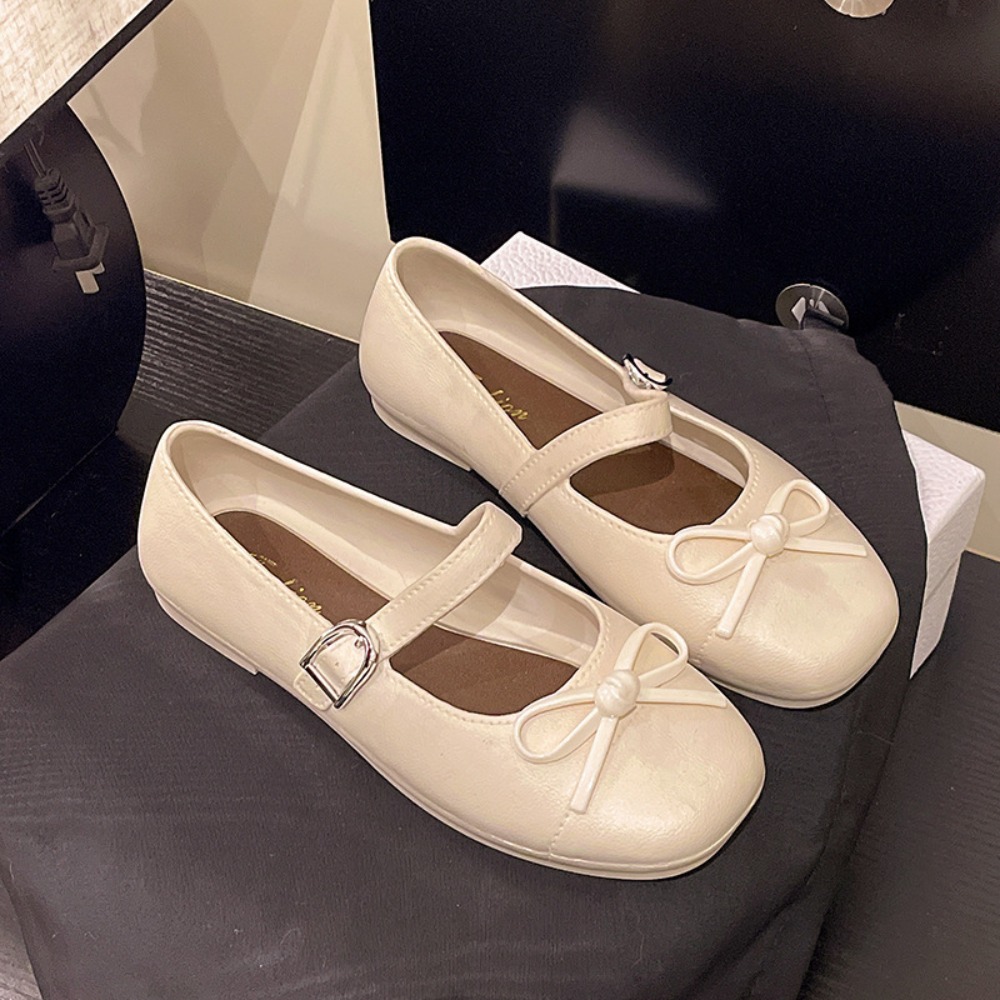 Mule Slip On - Zoete dames sandalen met parel strik,