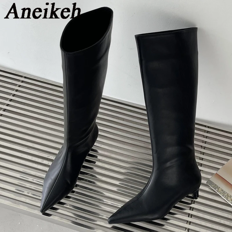 Aneikeh 2026 Mode Sexy Puntige - Knee High Boots Women recensie en prijs