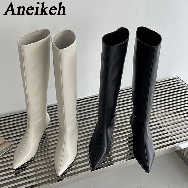 Aneikeh 2026 Mode Sexy Puntige - Knee High Boots Women recensie en prijs